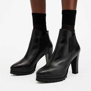 All Saints Sarris Leather Boot 8M